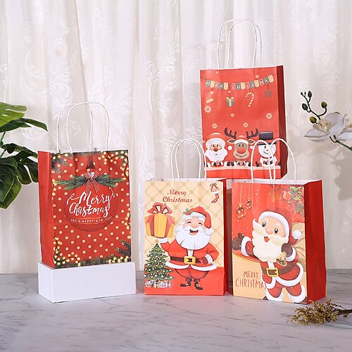 

Kraft Paper Christmas Gift Bag