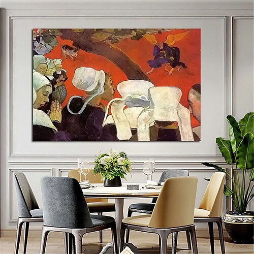 

Handmade Hand Painted Oil Painting Wall Modern Abstract Paul Gauguin Painting Home Decoration Decor Rolled Canvas No Frame Unstretched