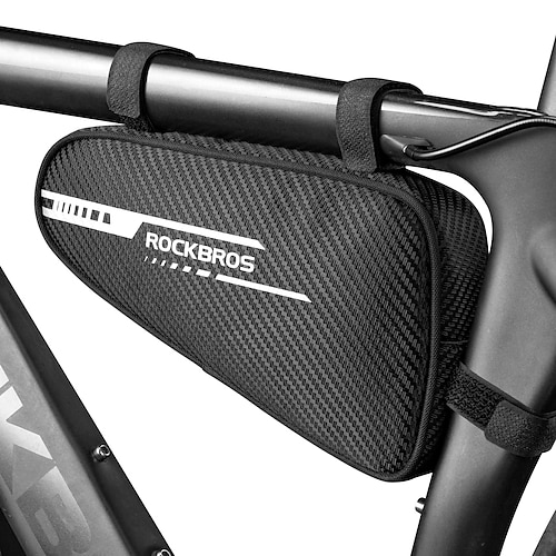 

ROCKBROS Bike Frame Bag Top Tube Bike Saddle Bag Waterproof Rain Waterproof Cycling Bike Bag Nylon Bicycle Bag Cycle Bag Cycling