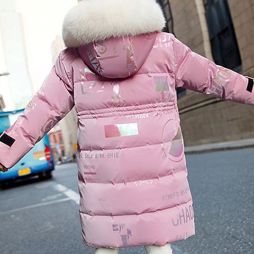  doudoune pour fille, doudoune pour enfant, manteau imperméable en coton pour l'extérieur, vêtements d'extérieur, 4 à 13 ans, automne, noir, rose, vert
