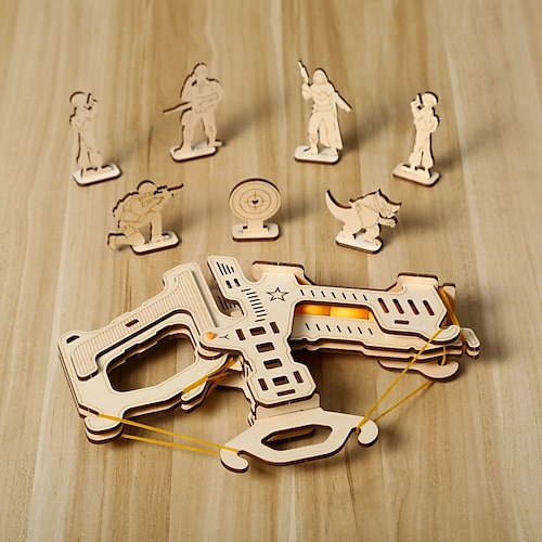 

3D Wooden Puzzles DIY Model Crossbow Puzzle Toy Gift for Adults and Teens Christmas/Birthday Gift