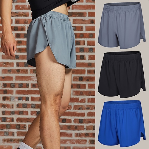 

Herre Aktiv Badeshorts Surfeshorts 3 tommers shorts Korte shorts Elastisk midje Helfarge Komfort Pustende Kort Sport & Utendørs Avslappet Daglig Mote Gatemote Svart Blå Mikroelastisk