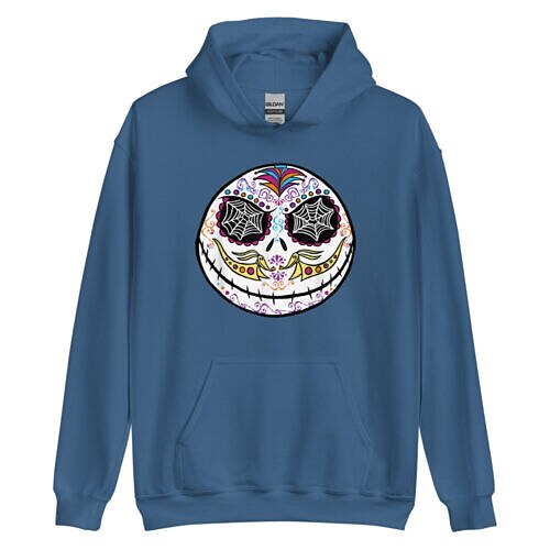 

Inspired by Sugar Skull Mexican Hoodie Cartoon Manga Anime Front Pocket Graphic Hoodie For Men's Women's Unisex Adults' Hot Stamping 100% Polyester Casual Daily