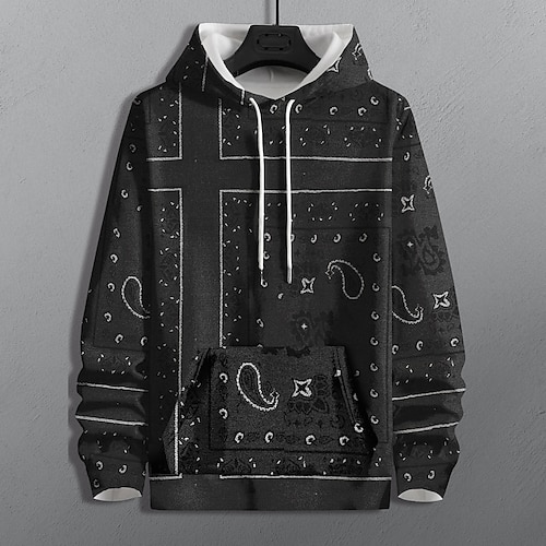 

Men's Unisex Pullover Hoodie Sweatshirt Black Blue Camel Hooded Color Block Graphic Prints Print Daily Sports 3D Print Streetwear Casual Big and Tall Spring & Fall Clothing Apparel Hoodies
