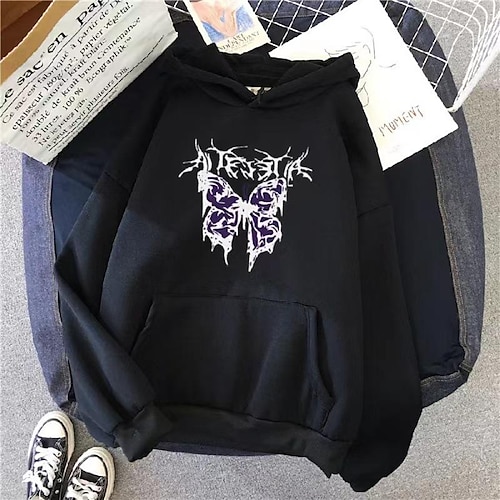 

Inspired by Punk Gothic Gothic Hoodie Print Front Pocket Graphic Hoodie For Men's Women's Unisex Adults' Hot Stamping 100% Polyester Casual Daily
