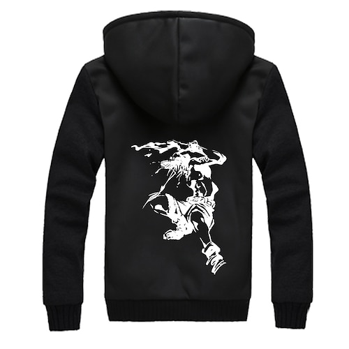 

Inspired by One Piece Portgas·D· Ace Hoodie Anime Outerwear Anime Graphic Outerwear For Men's Women's Unisex Adults' Hot Stamping 100% Polyester Casual Daily