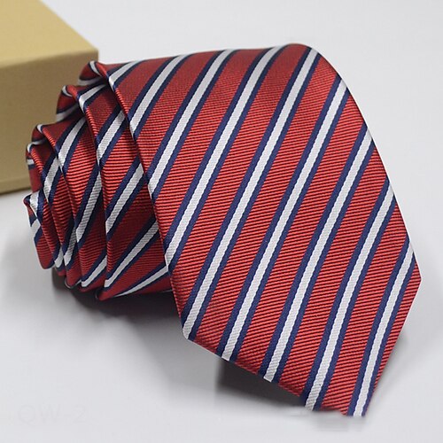 

Men's Basic Ties Solid Color Black Dark Red Sky Blue 2022