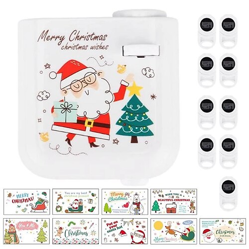 

Christmas Wall Projector Lights Xmas 9 Patterns Door Wall Display Holiday Atmosphere Lamp Party Decor Photo Props Home Decor