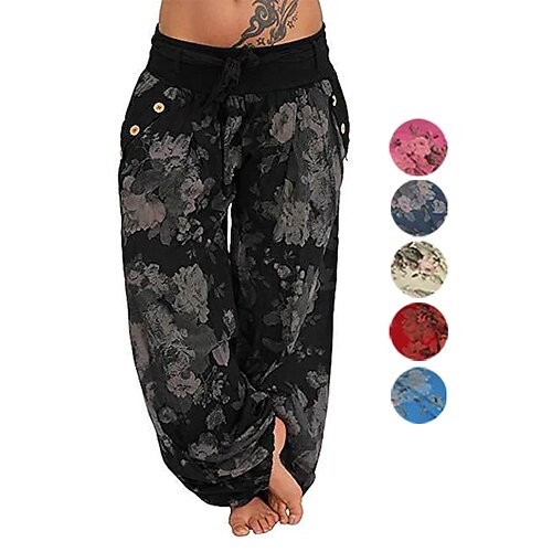 Women's Harem Pants Breathable Quick Dry Moisture Wicking Yoga