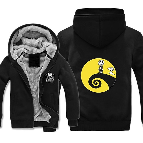 

L'incubo prima di Natale Jack Skellington Anime Cartone animato Manga Manga Grafica Soprabiti Per Per uomo Per donna Unisex Per adulto Stampa a caldo 100% poliestere Casual / quotidiano