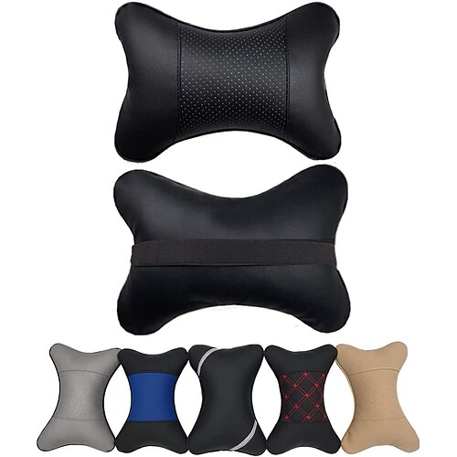 

Car Interior Supplies Car Neck Pillow with Danny Bone Pillow Four Seasons Universal Car Interior Pillow Car Pu Headrest