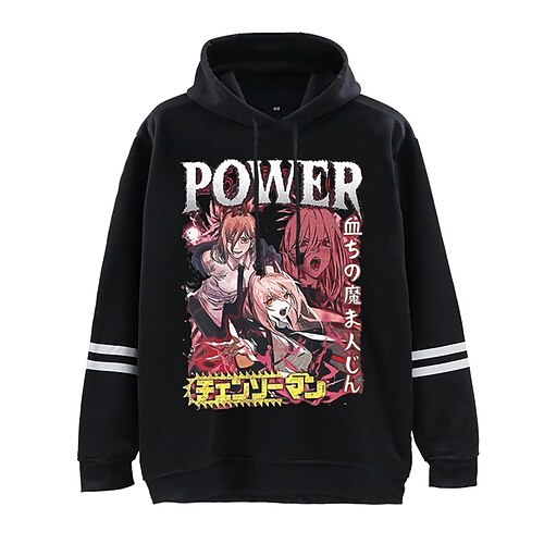 

Inspired by Chainsaw Man Power Hoodie Cartoon Manga Anime Graphic Hoodie For Men's Women's Unisex Adults' Hot Stamping 100% Polyester Street Daily