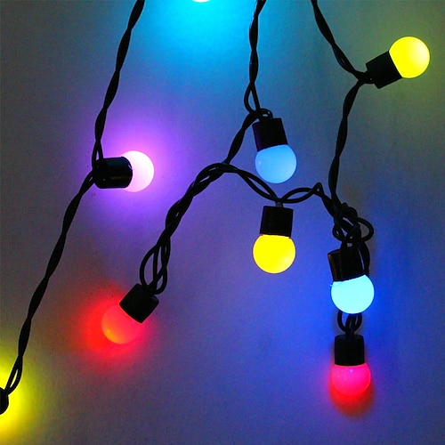 

5m 50LED Black Line Ball String Holiday Lights Creative Party Holiday Christmas Decorative Lights 1 set