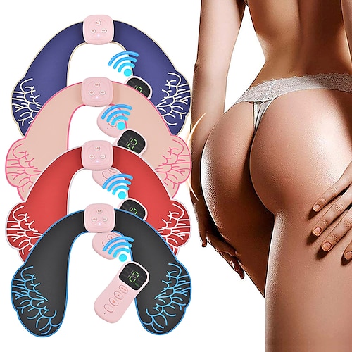 

Electric Hips Trainer EMS Wireless Remote Butt Muscle Stimulator Fitness Buttocks Toner Lifting Microcurrent Slimming Massager with Remote Control
