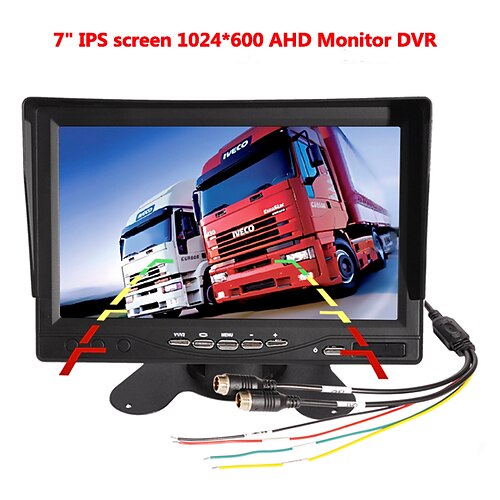 

ksj-701 7 inch LCD Digital Screen Wired 170 Degree 7 inch Car Rear View Kit AHD for Car / Bus Reversing camera