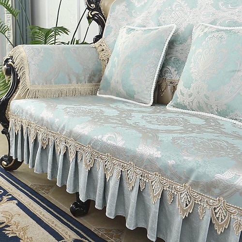 

European-Style Sofa Slipcover Sofa Seat Cover Sectional Couch Covers,Furniture Protector Anti-Slip Couch Covers(Sold by Piece/Not All Set)