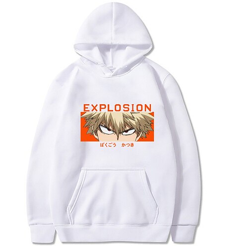 

Inspired by My Hero Academia Bakugou Katsuki Hoodie Cartoon Manga Anime Front Pocket Graphic Hoodie For Men's Women's Unisex Adults' Hot Stamping 100% Polyester