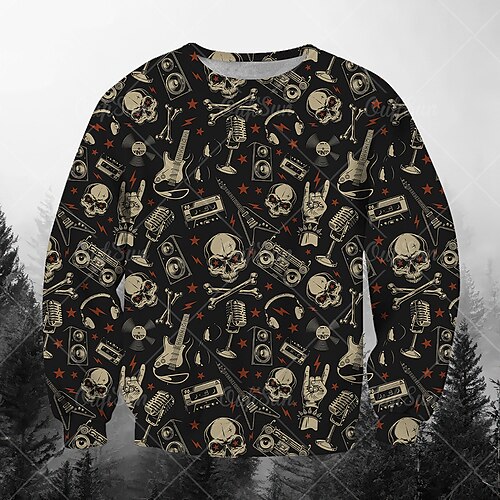

Inspired by Old school Tattoo Pirate Cartoon Manga Sweatshirt Anime Graphic Hoodie For Men's Women's Unisex Adults' 3D Print 100% Polyester Casual Daily