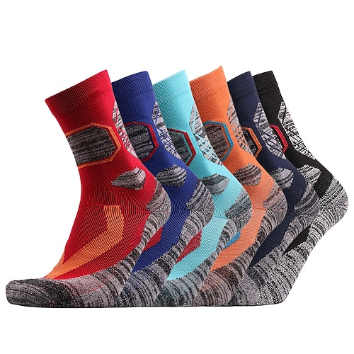 

Women's Hiking Socks Ski Socks Sports Socks Winter Outdoor Breathable Quick Dry Sweat wicking Comfortable Socks Color blue Black Sky Blue for Hunting Ski / Snowboard Fishing