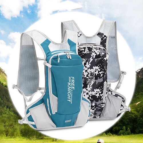 

12 L Hiking Backpack Lightweight Packable Backpack Windproof Rain Waterproof Breathable Quick Dry Lightweight Outdoor Yoga Hunting Fishing Hiking Green Lake Gray camouflage Black