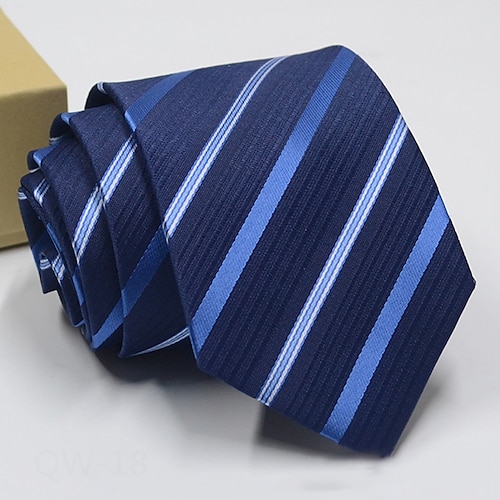 

Men's Basic Ties Solid Color Blue Sky Blue Royal Blue 2022