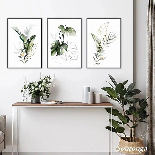 

Leaf Prints Canvas Wall Art Painting, Wall Art Poster, Wall Pictures, Home Decor