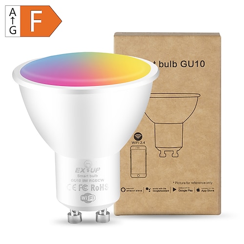 

1pc 5 W LED Smart Bulbs 400 lm GU10 GU10 20 LED Beads SMD Smart Timing Works With Amazon Alexa RGB&CW 85-265 V