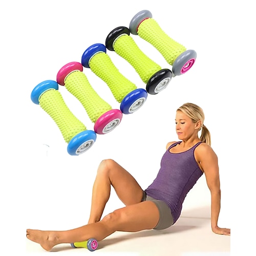 

Leg Muscle Relaxer Massage Sports TPE Fitness Gym Workout Portable Durable Stress Relief Myofascial Release, Trigger Point Therapy, Muscle Knots, and Yoga Therapy For Women Men Leg