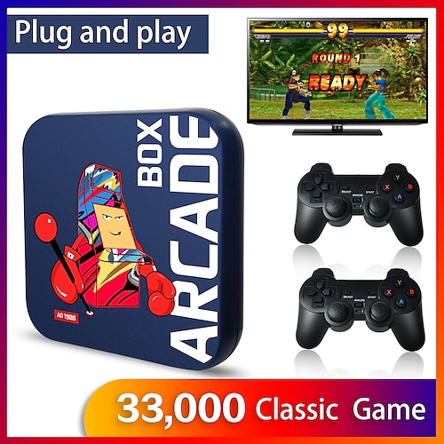 

Arcade 4K HD Game Console for PS1/DC/N64 64GB Classic Retro Video Games 33000 Games Super Console Mini TV Game Player, Retro Game Play, Retro Game Console, Classic Game Play