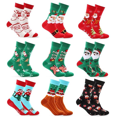 

Unisex Crew Socks Party Christmas Gift Animal Spandex Cotton Basic Classic Warm Cute 1 Pair