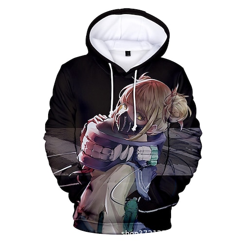 

My Hero Academia Couverture Sweat à capuche Dessin Animé Manga Animé Poche avant Art graphique Sweat à capuche Pour Homme Femme Unisexe Adulte Impression 3D 100 % Polyester