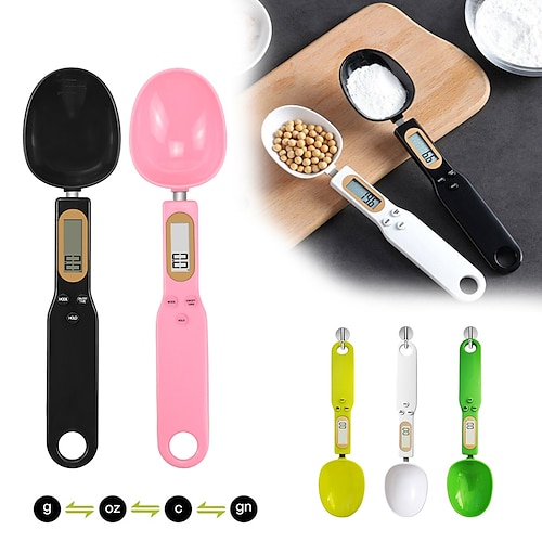 

Electronic Kitchen Scale 500g 0.1g LCD Digital Measuring Food Flour Digital Spoon Scale Mini Kitchen Tool for Milk Coffee Scale