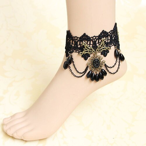 

Anklet Accessories Retro Vintage Punk & Gothic Steampunk Alloy For Goth Girl Cosplay Halloween Carnival Masquerade Women's Costume Jewelry Fashion Jewelry