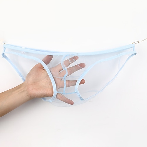 Women's Pure Mesh Panties Ultra-Thin String Clear Underwear