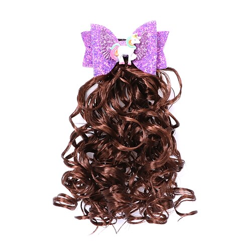 

Kids Girls' Sweet Daily Polyester Hair Accessories Colorful / Blue / Silver One-Size
