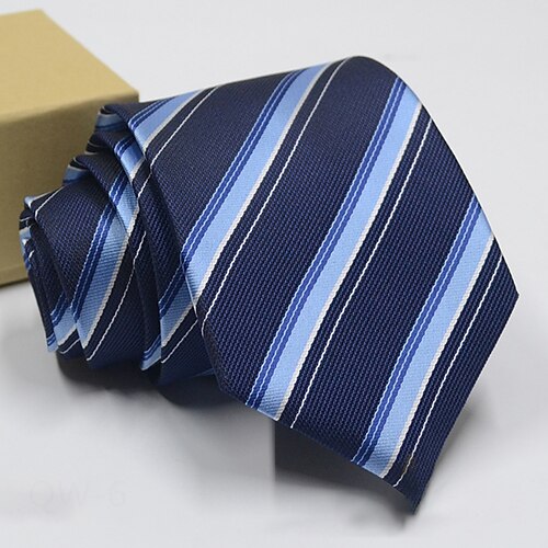 

Men's Basic Ties Solid Color Blue Sky Blue Royal Blue 2022