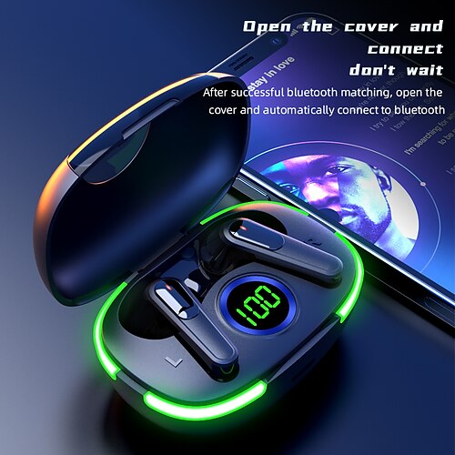 

Pro80 TWS Touch Control Wireless Headphone Bluetooth 5.1 Earphones Sport Waterproof Earbuds LED Music Headset For IPhone Xiaomi