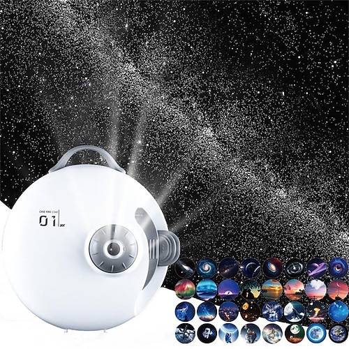 

HD Galaxy Starry Projector Night Light Star Sky Night Lamp For Bedroom Home Decorative Kids Birthday Gift