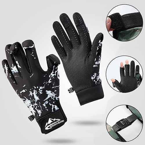 

Winter Gloves Ski Gloves Snow Gloves Fishing Gloves for Men's Thermal Warm Waterproof Fleece Lining Full Finger Gloves Snowsports for Cold Weather Winter Skiing Hunting Ski / Snowboard