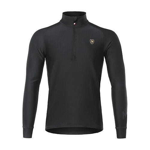 

Men's Cycling Jersey Long Sleeve Winter Bike Sweatshirt Tracksuit Jersey with 3 Rear Pockets Mountain Bike MTB Road Bike Cycling Triathlon Windproof Warm Elastic Black Royal Blue Sports Clothing