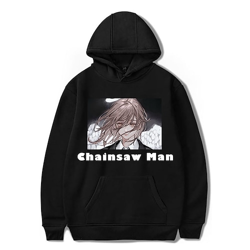 

Inspired by Chainsaw Man Makima Hoodie Cartoon Manga Anime Front Pocket Graphic Hoodie For Men's Women's Unisex Adults' Hot Stamping 100% Polyester