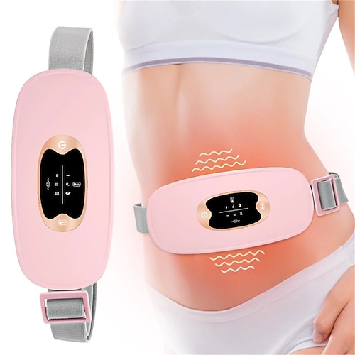 

Electric Waist Massager Infrared Heating Hot Compress Vibration Warm Uterus Back Waist Brace Relief Menstrual Pain Waist Belt