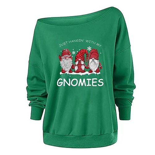 

Santa Claus Masquerade Ugly Christmas Sweater / Sweatshirt Women's Christmas Christmas Carnival Masquerade Adults' Party Christmas Polyester Top