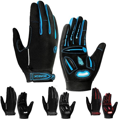 

Winter Gloves Bike Gloves Cycling Gloves Touch Gloves Winter Full Finger Gloves Anti-Slip Touchscreen Thermal Warm Waterproof Sports Gloves Road Cycling Outdoor Exercise Cycling / Bike Fleece Black