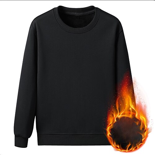 

Hombre Sudadera Negro Gris Cuello Barco Plano Bolsillo Deporte Diario Deportes Fresco Ropa deportiva Casual Invierno Ropa Sudaderas con capucha Sudaderas