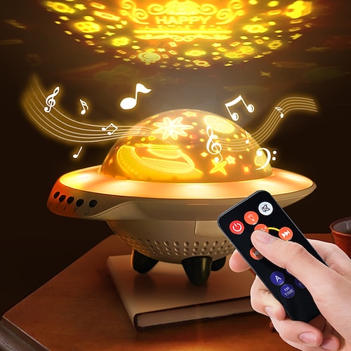 

LED Rotating Star Light Projector Bluetooth Starry Night Remote Projector Lamp Starlight Galaxy Star Bedroom Decorate Baby Christmas Gift