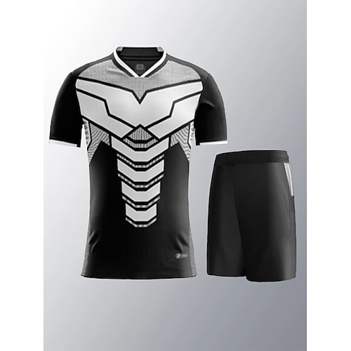 

Unisex Tracksuit 2 Piece Athletic Breathable Quick Dry Soft Football / Soccer Sportswear Activewear Black Green Yellow