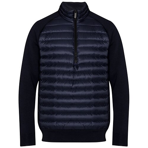 

Men's Navy Blue Gray Standing Collar Solid Color Casual Clothing Apparel Hoodies Sweatshirts