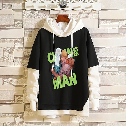 

Inspired by Chainsaw Man Power Denji Hayakawa Aki Hoodie Cartoon Manga Anime Graphic Hoodie For Men's Women's Unisex Adults' Hot Stamping 100% Polyester Street Daily