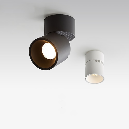 

LED Ceiling Spotlight Rotating 7.9cm Warm White/Black 3000K 20W Lamp Ceiling Spotlights Surface Modern Led Ceiling Light Used in Kitchen Bedroom and Living Room
